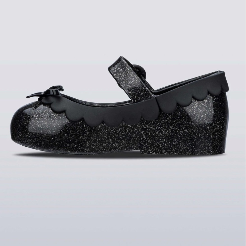 Mini Melissa Sweet Love II Black Size 10